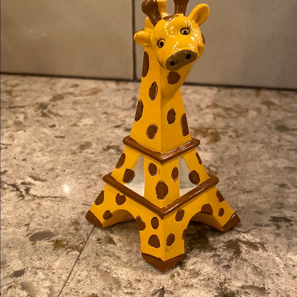 Yellow Giraffe Figurine